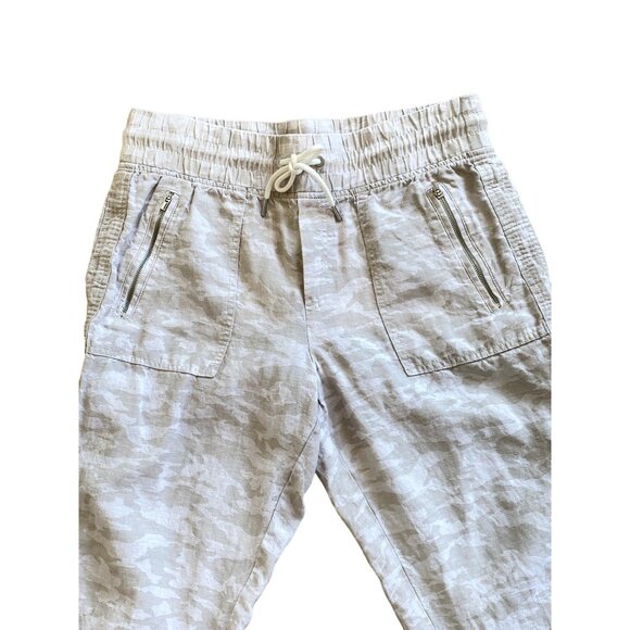 Athleta Camo Cabo Linen Jogger Women’s 10 Athleisure Travel Pant Worn Once! - Picture 10 of 12
